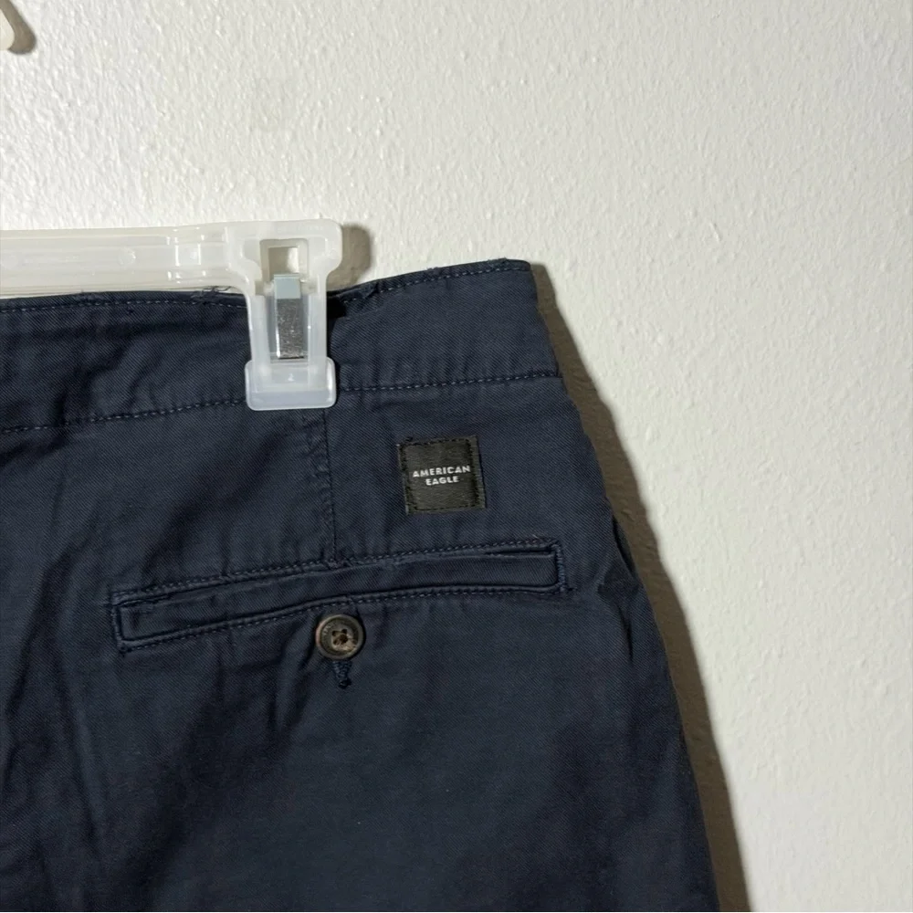 American‎ Eagle Men's Flex Navy Classic Chino Casual Shorts size 32